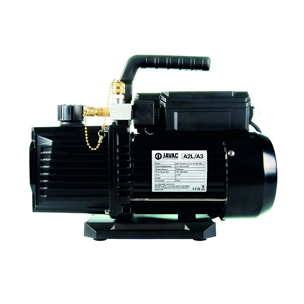 Javac CC-231AMM 8.9 CFM Double Stage Vacuum Pump for Ammonia (R717) | 240V - Yuha Electric