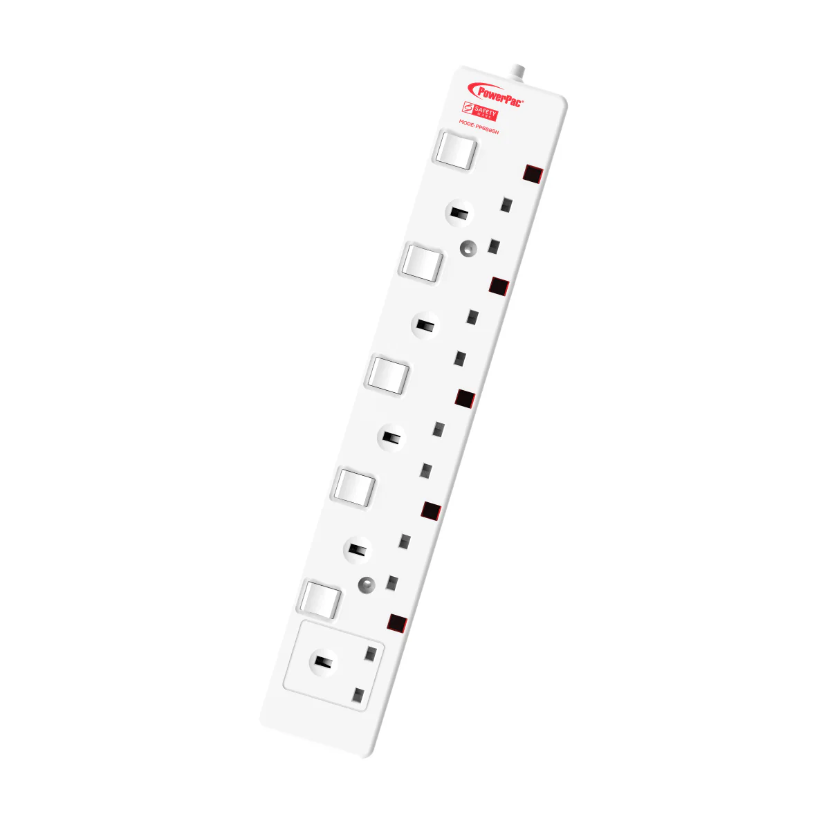 6 Metre 5 Way Extension Cord (PP6885N) - Yuha Electric