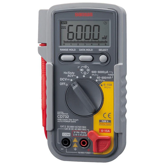 CD732 | Digital Multimeter with High-Speed Bar Graph & Continuity Buzzer with LED - Yuha Electric