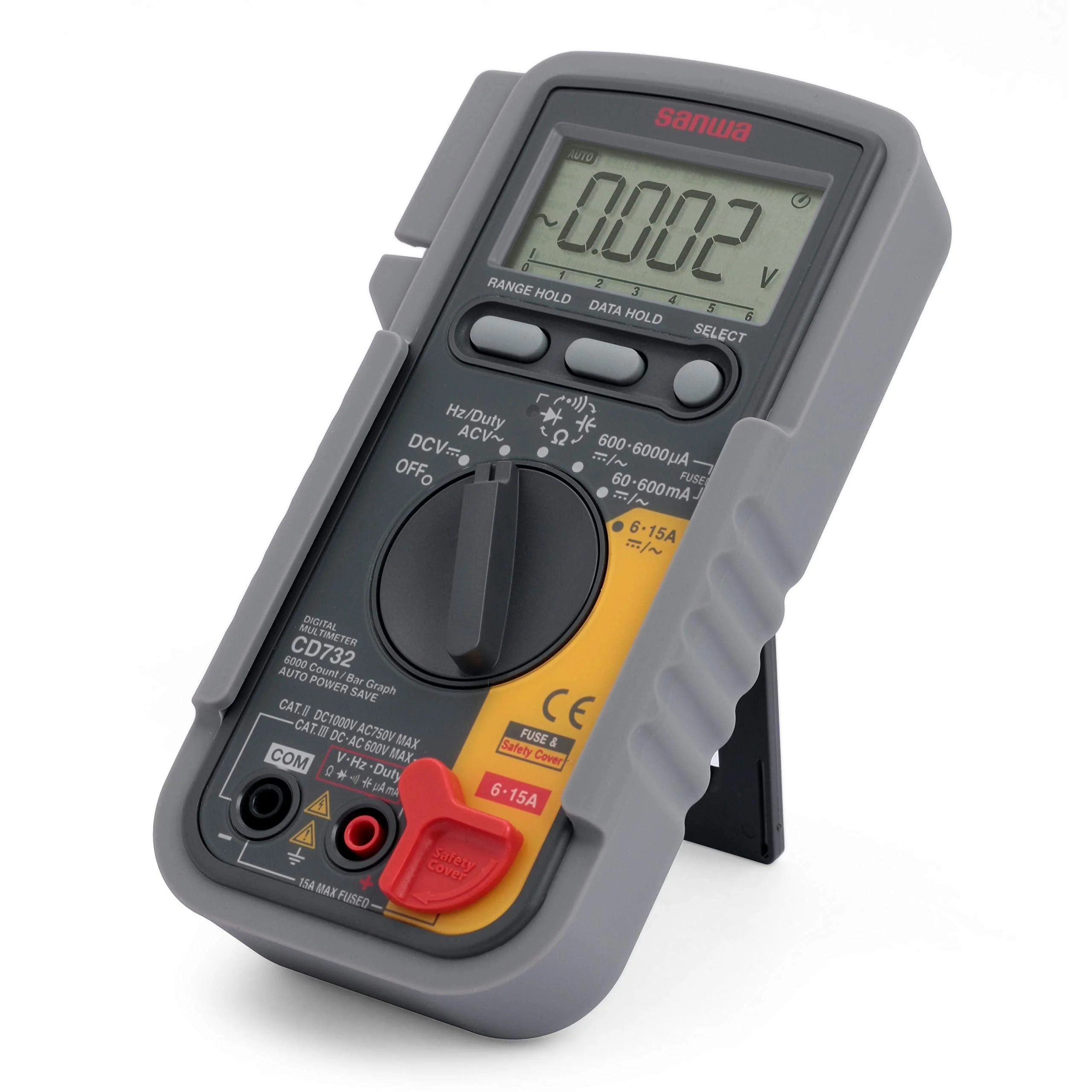 CD732 | Digital Multimeter with High-Speed Bar Graph & Continuity Buzzer with LED - Yuha Electric