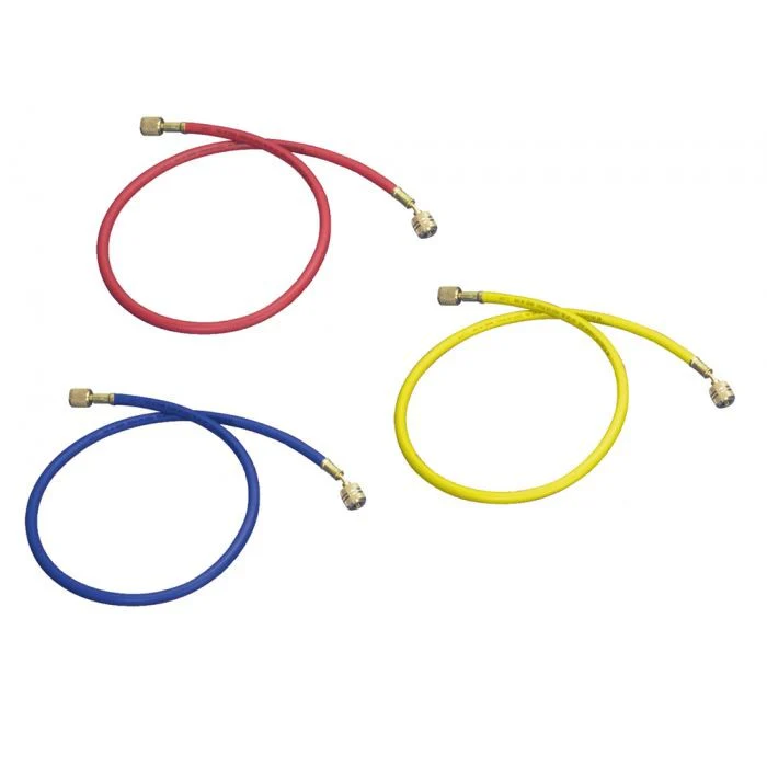 Mastercool 47336 — HD Charging Hose Set 3 x 90cm with Nylon Barrier 1/4